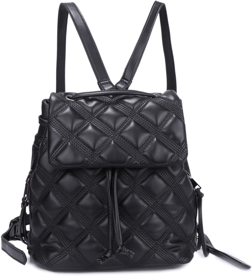 Рюкзак женский OrsOro, цвет: черный, 20 x 20 x 13 см. DS-881/1
