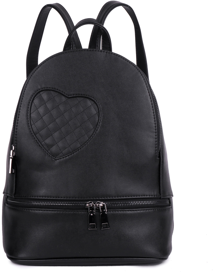 Рюкзак женский OrsOro, цвет: черный, 26 x 31 x 13 см. DS-855/1
