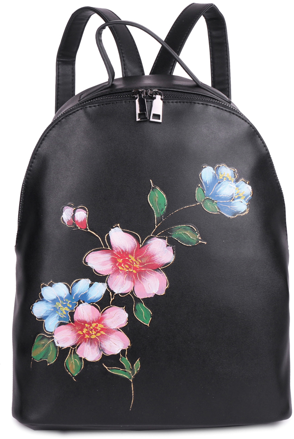 Рюкзак женский OrsOro, цвет: черный, 33 x 35 x 15 см. DS-853/2