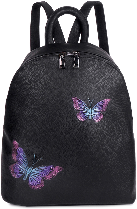 Рюкзак женский OrsOro, цвет: черный, 33 x 35 x 15 см. DS-854/1