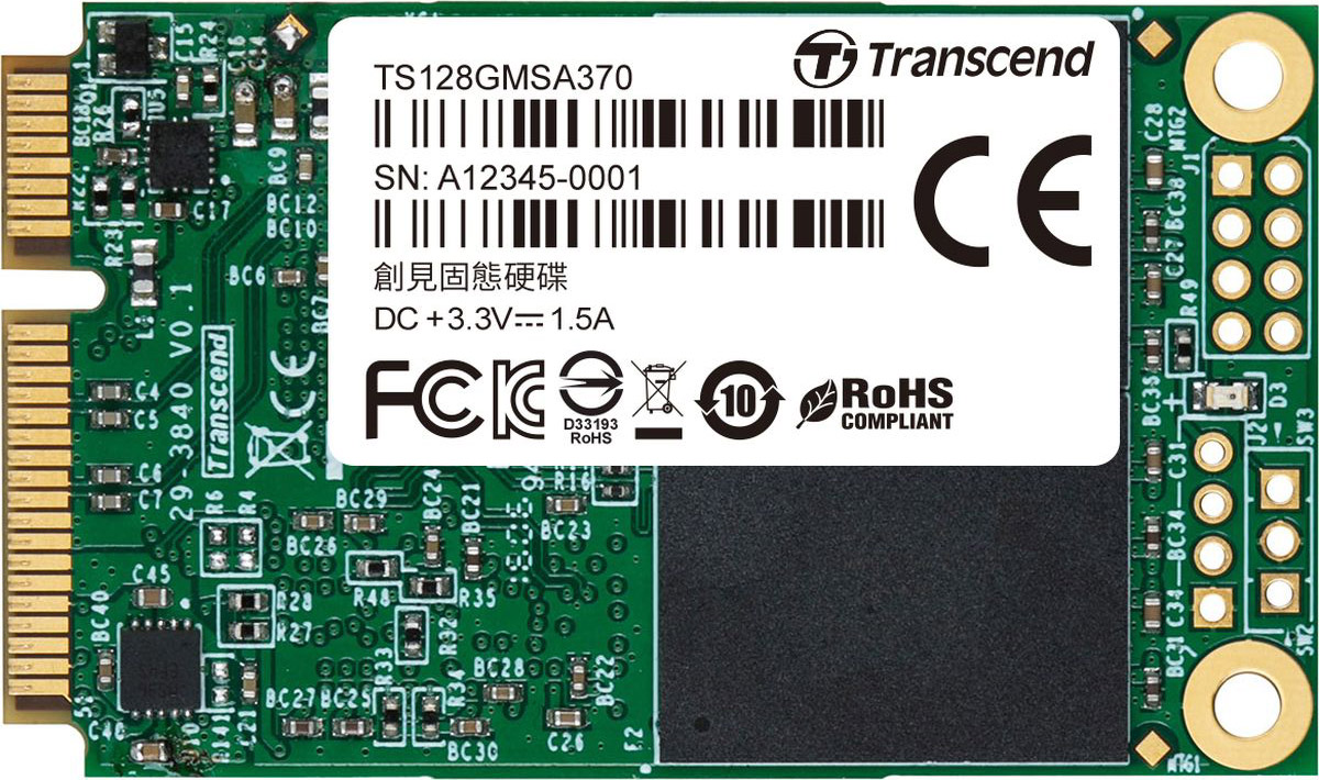 Transcend MSA370 128GB SSD-накопитель (TS128GMSA370)