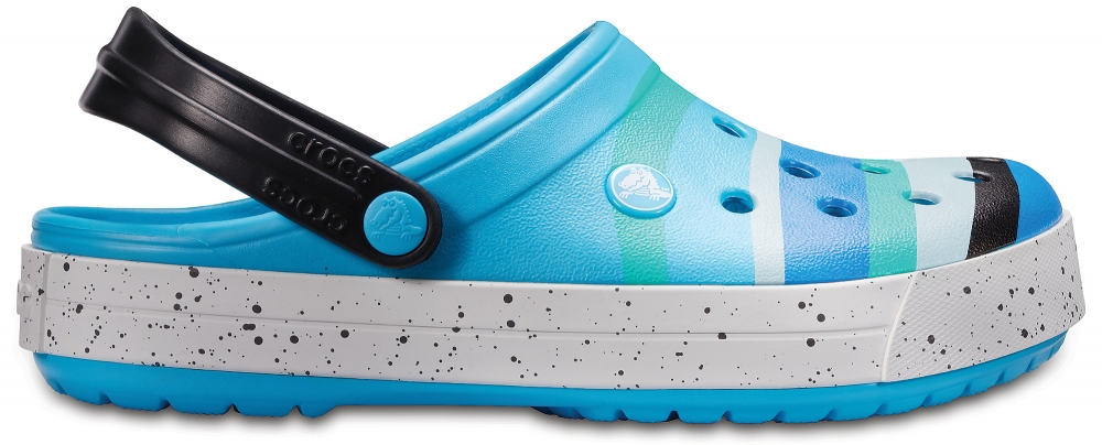Сабо Crocs Crocband Color, цвет: голубой. 205109-456. Размер 13 (46)