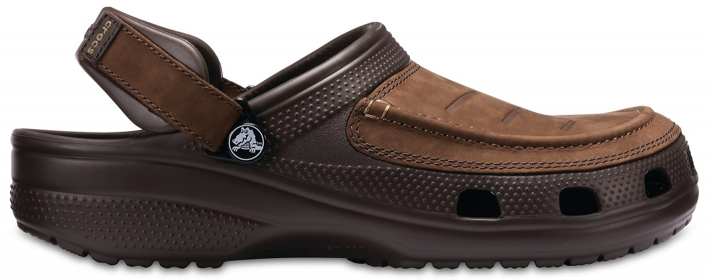 Сабо мужские Crocs Yukon Vista Clog, цвет: коричневый. 205177-22Z. Размер 12 (45)