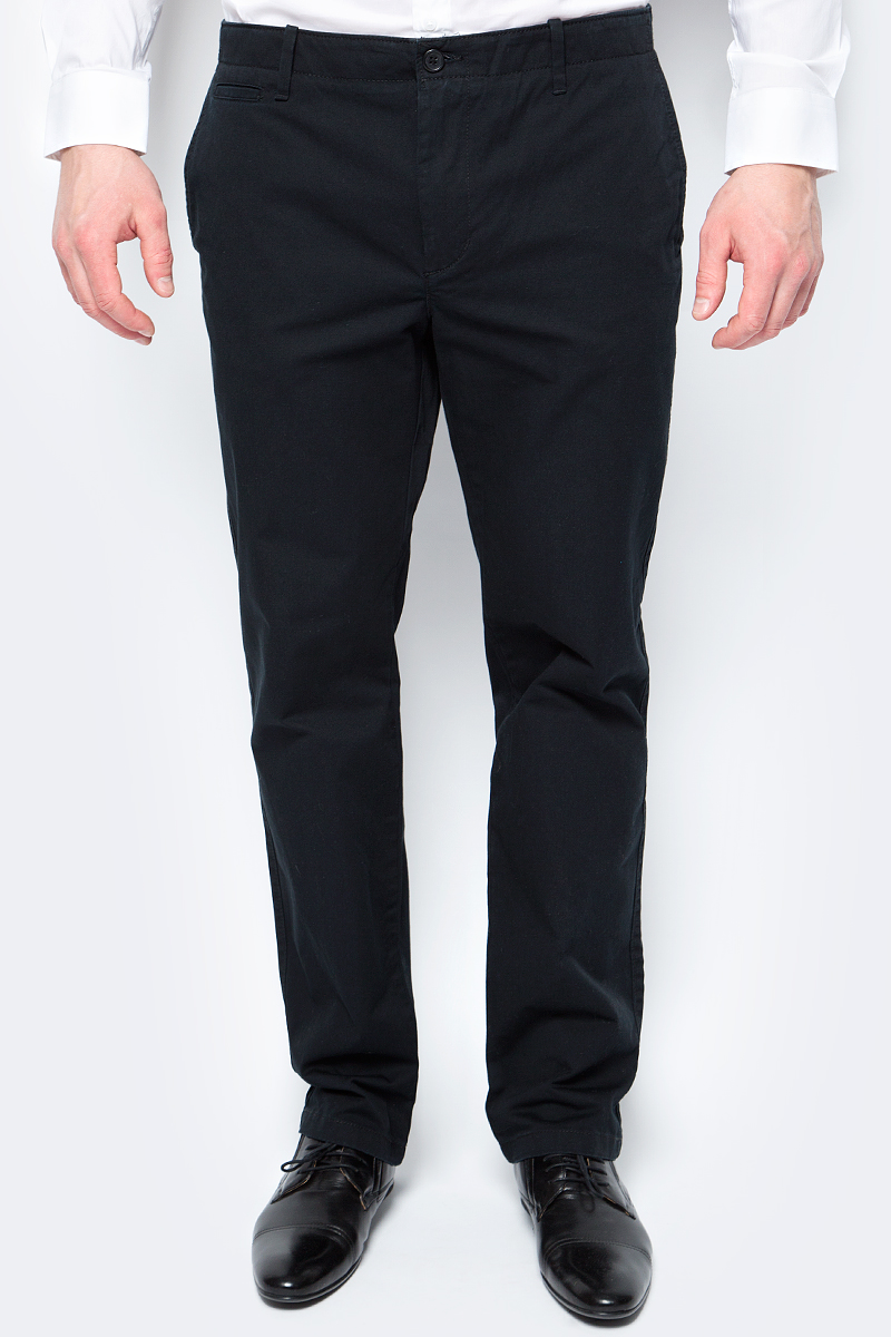 Брюки мужские United Colors of Benetton, цвет: черный. 4APN55CK8_100. Размер 444APN55CK8_100 Брюки мужские United Colors of Benetton, цвет: черный. 4APN55CK8_100. Размер 444APN55CK8_100