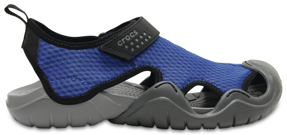 Сандалии мужские Crocs Swiftwater Sandal, цвет: синий. 15041-4HC. Размер 7 (40)