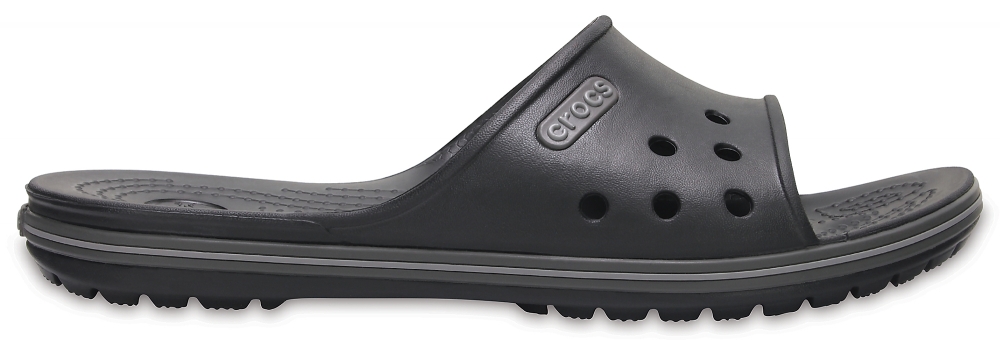 Шлепанцы Crocs Crocband II Slide, цвет: черный. 204108-02S. Размер 12 (45)