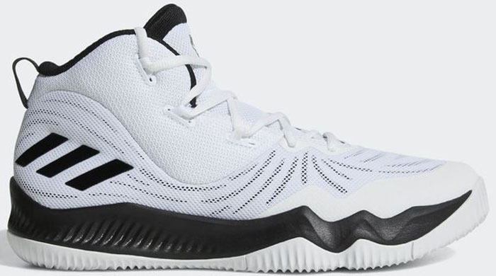 Кроссовки для баскетбола мужские Adidas D Rose Dominate Iii, цвет: белый. CQ0204. Размер 11,5 (45)