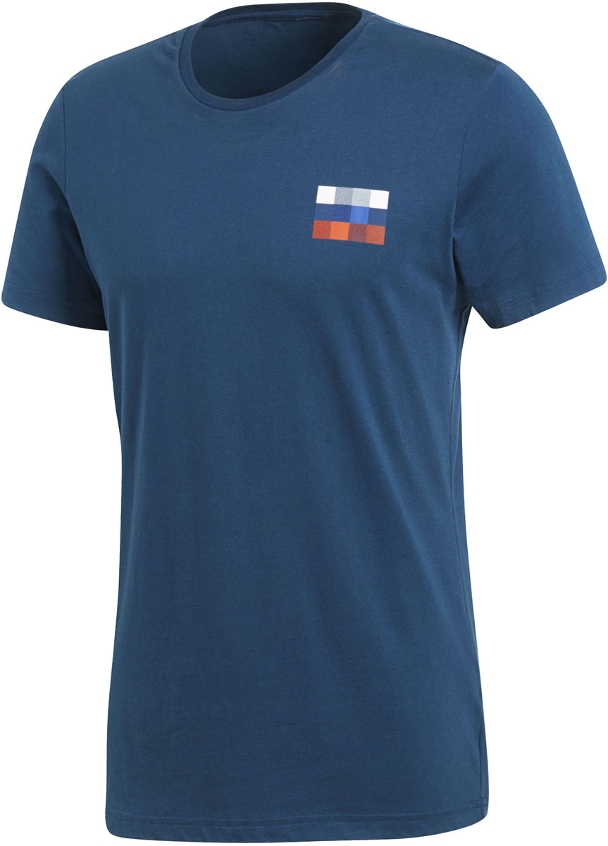 Футболка мужская Adidas Rfu Sgr Tee, цвет: синий. CF0574. Размер S (44/46)