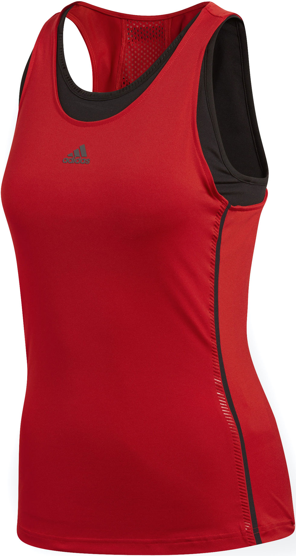 Майка женская Adidas Bcade Tank, цвет: красный. CE1450. Размер S (42/44)