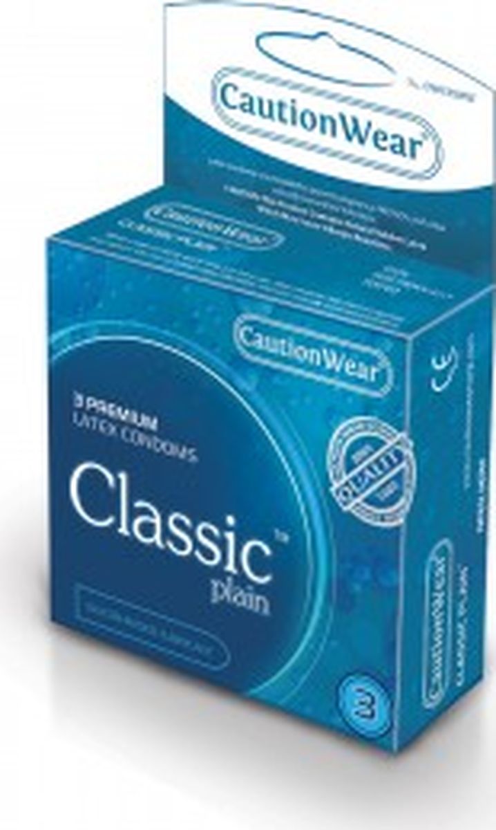 CautionWear Classic Plain Презервативы "Премиум", 3 шт CautionWear Classic Plain Презервативы "Премиум", 3 шт
