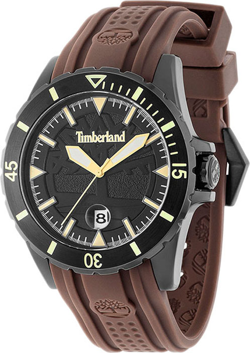 Часы наручные мужские Timberland, цвет: темно-коричневый. TBL.15024JSB/02P