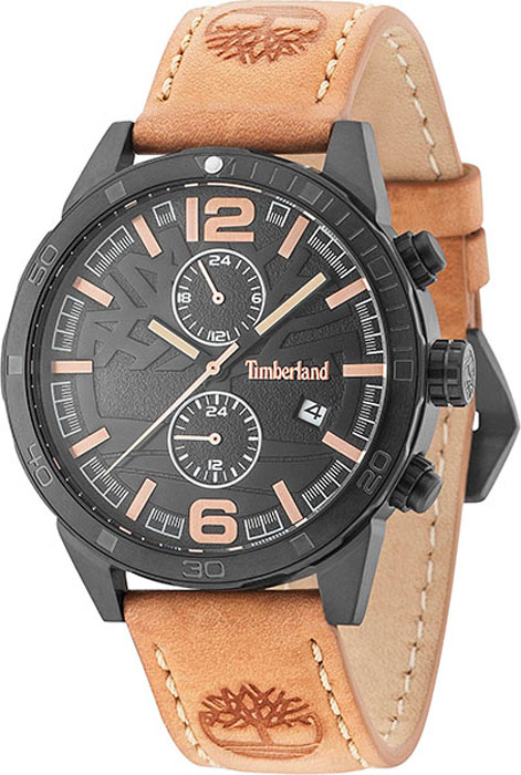 Часы наручные мужские Timberland, цвет: коричневый. TBL.15256JSB/02