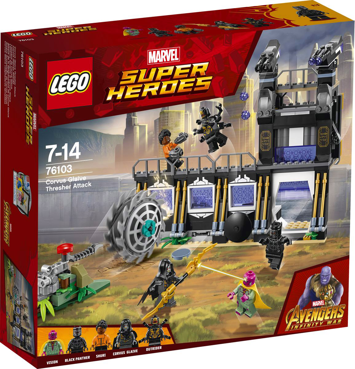 LEGO Super Heroes Конструктор Атака Корвуса Глейва 76103