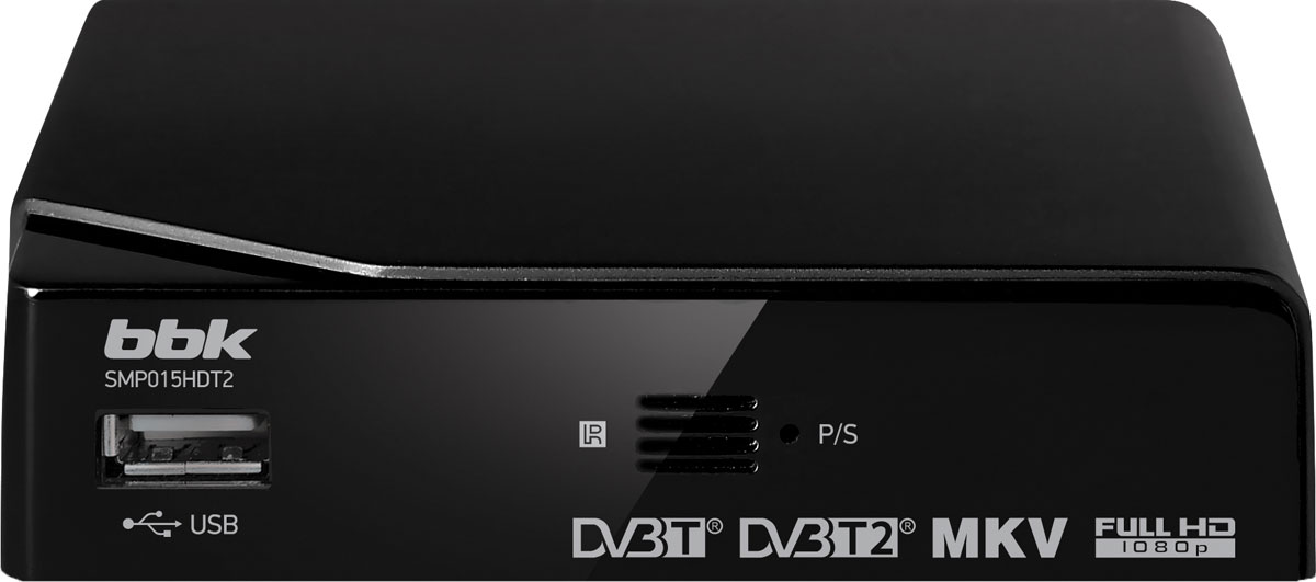 BBK SMP015HDT2, Black цифровой ТВ-ресивер