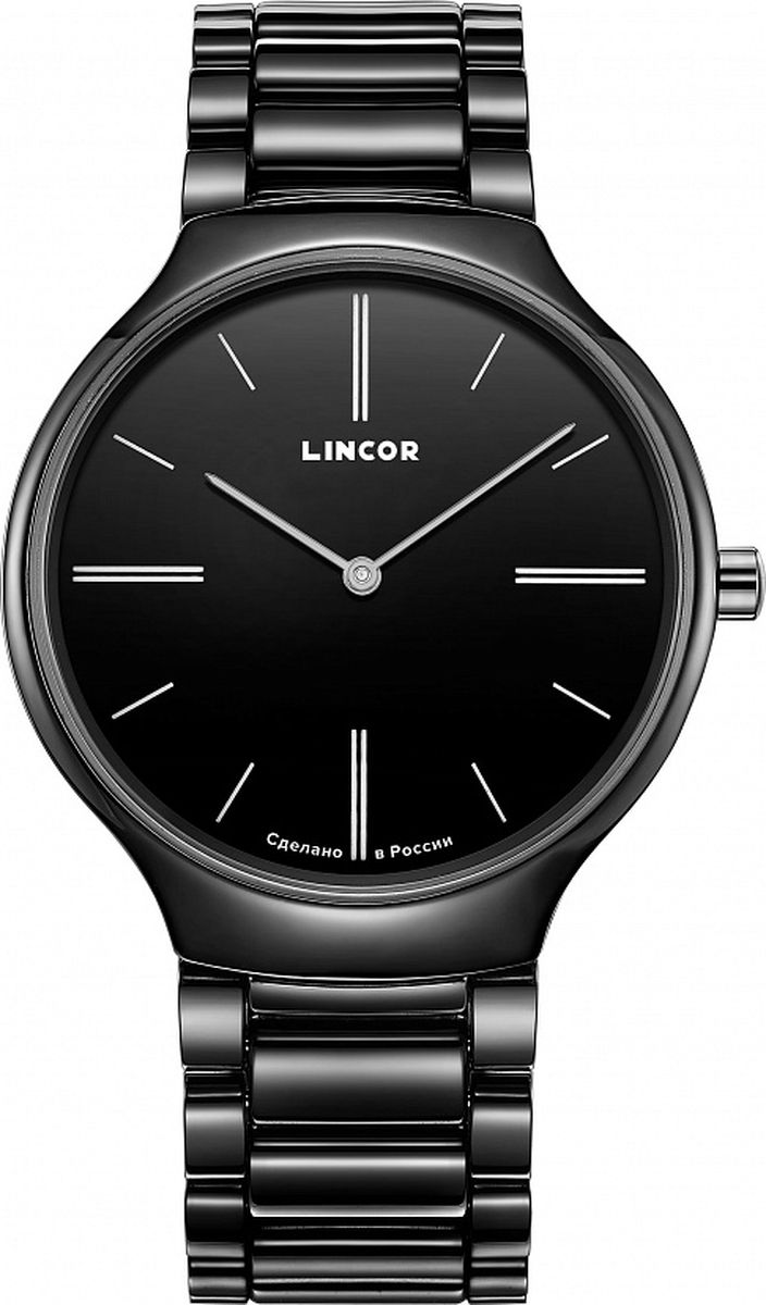 Часы наручные женские Lincor, цвет: черный. 1198C11B3