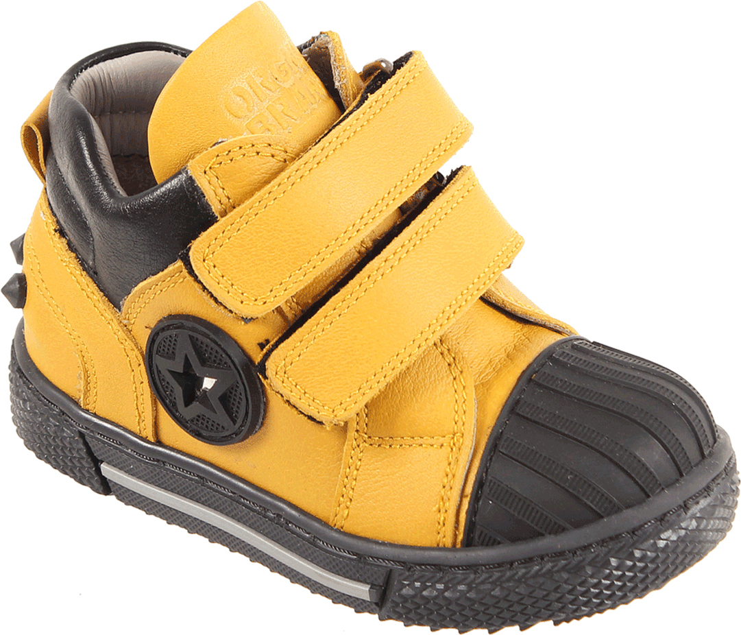 Ботинки для мальчика Tiflani, цвет: желтый. 18BB-7122S/490-93. Размер 24