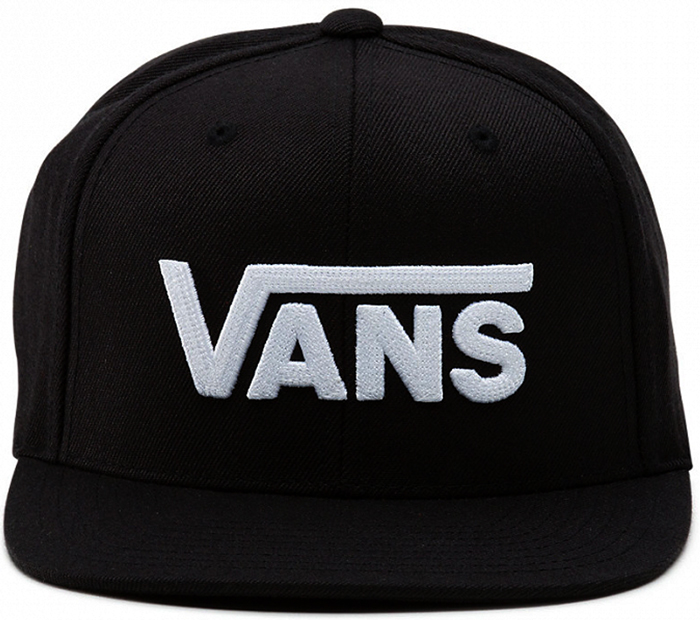 Бейсболка мужская Vans MN Drop V II Snapbac, цвет: черный. VA36ORY28. Размер универсальный
