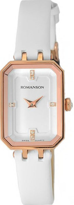 Часы наручные женские Romanson, цвет: белый. RL4207LR(WH)