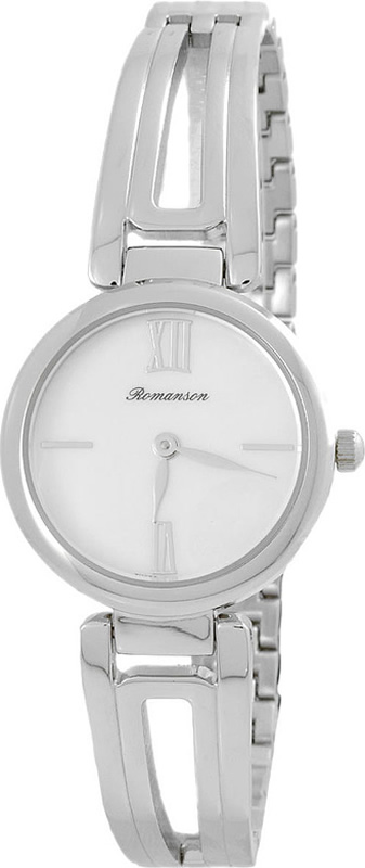 Часы наручные женские Romanson, цвет: серебристый. RM7A02LLW(WH)