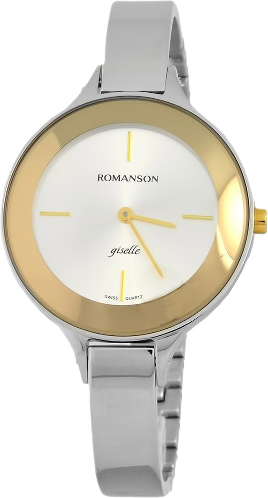Часы наручные женские Romanson, цвет: белый. RM8276LC(WH)