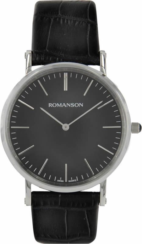 Часы наручные мужские Romanson, цвет: черный. TL0387MW(BK)