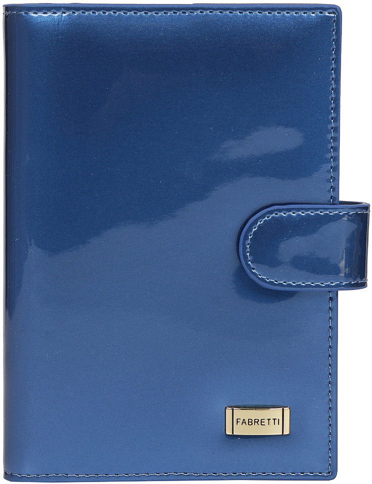Обложка для документов женская Fabretti, цвет: синий. 54019-blue PA