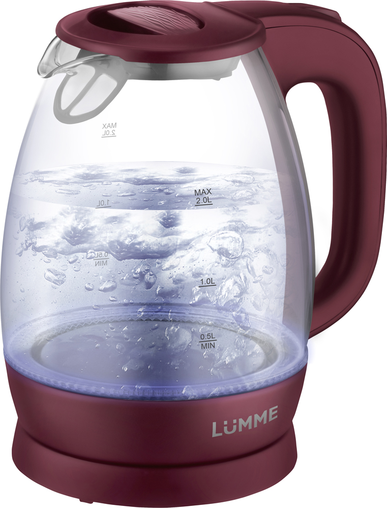 Электрический чайник Lumme LU-136, Red Garnet