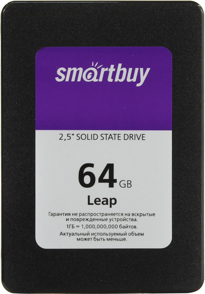 Smartbuy Leap 64GB SSD-накопитель (SB064GB-LP-25SAT3)