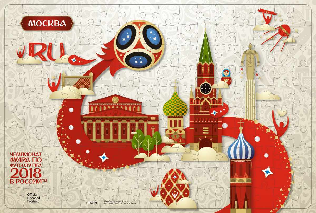 FIFA World Cup Russia 2018 Пазл Look Москва 03808