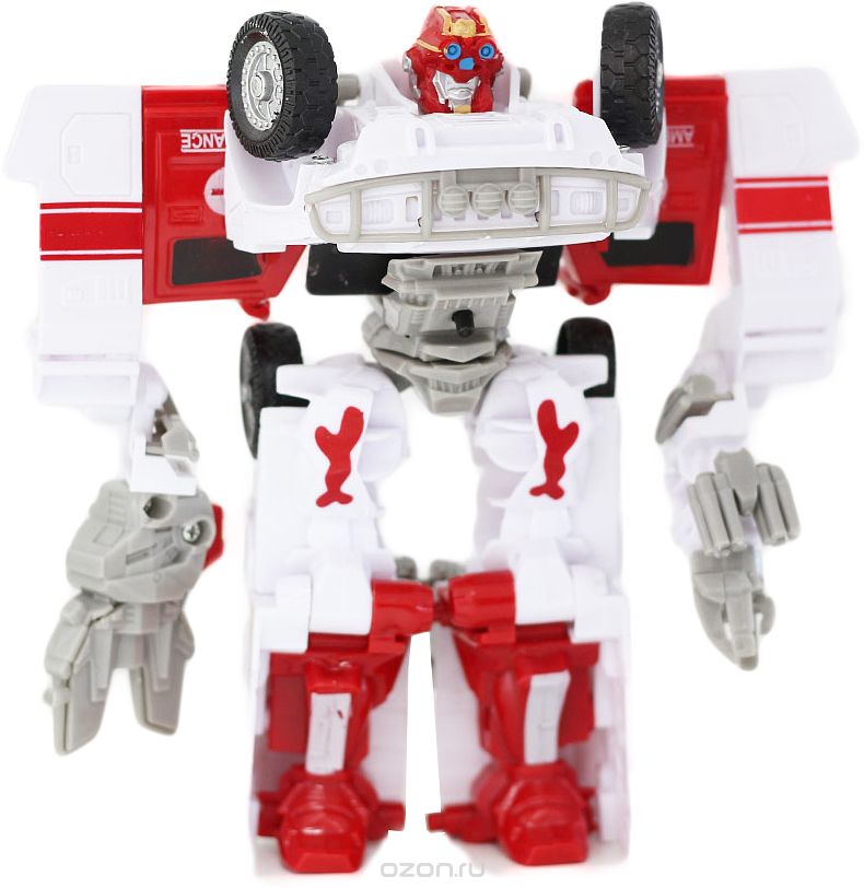 Taiko Кибербот Робот-транформер цвет белый красный R0145