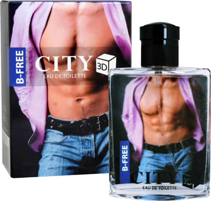 City Parfum Туалетная вода CITY 3D B-Free, 90 мл
