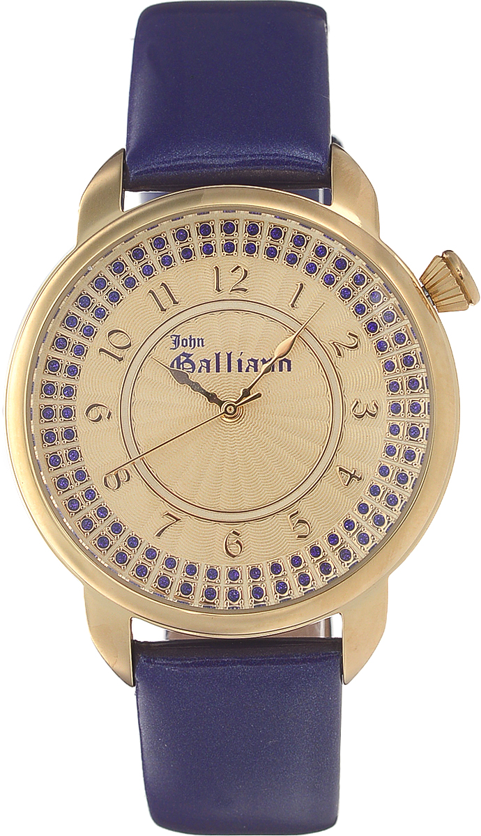 Часы наручные женские Galliano, цвет: золото, ремешок синий R2551126504