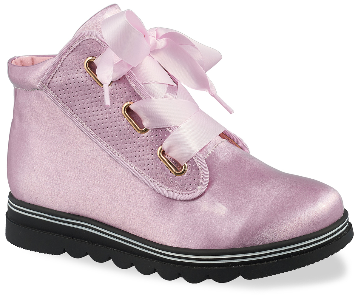 Ботинки для девочки Kipponi, цвет: розовый. FL-W8385 BTB (6). Размер 30