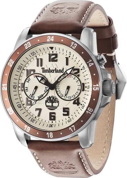 Часы наручные мужские Timberland, цвет: коричневый. TBL.14109JSTBN/06