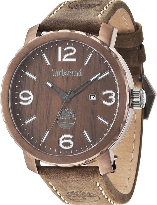 Часы наручные мужские Timberland, цвет: коричневый. TBL.14399XSBN/12