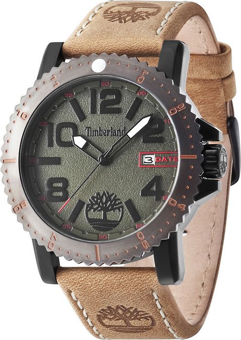 Часы наручные мужские Timberland, цвет: коричневый. TBL.14479JSBU/19