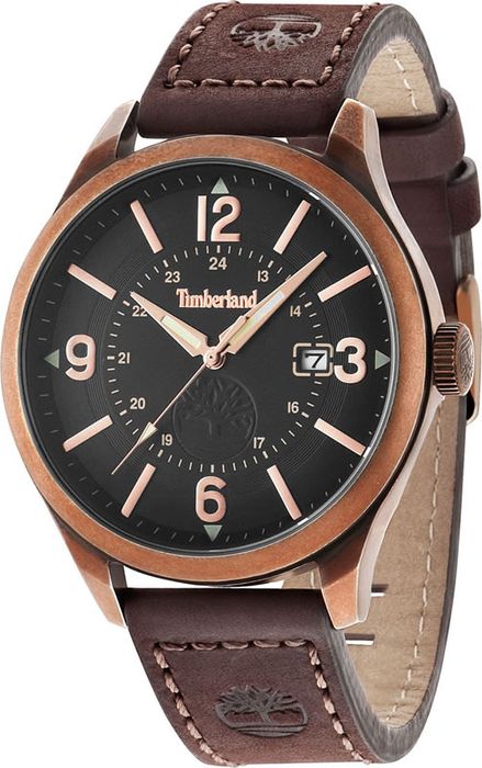 Часы наручные мужские Timberland, цвет: темно-коричневый. TBL.14645JSQR/02