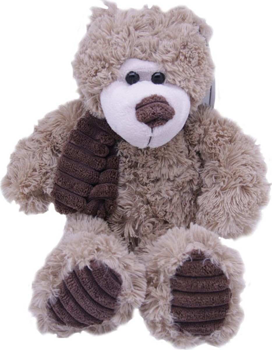 Magic Bear Toys Мягкая игрушка Мишка Норман в шарфе 18 см