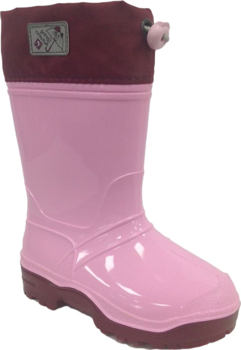 Резиновые сапоги для девочки Дюна, цвет: светло-розовый. 270/02 У. Размер 29