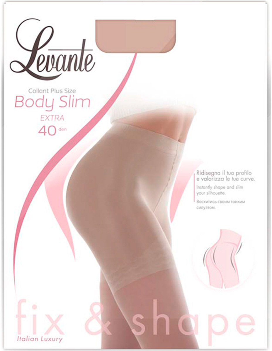 Колготки женские Levante Body Slim 40 Extra, цвет: Daino (темно-бежевый). Размер 5