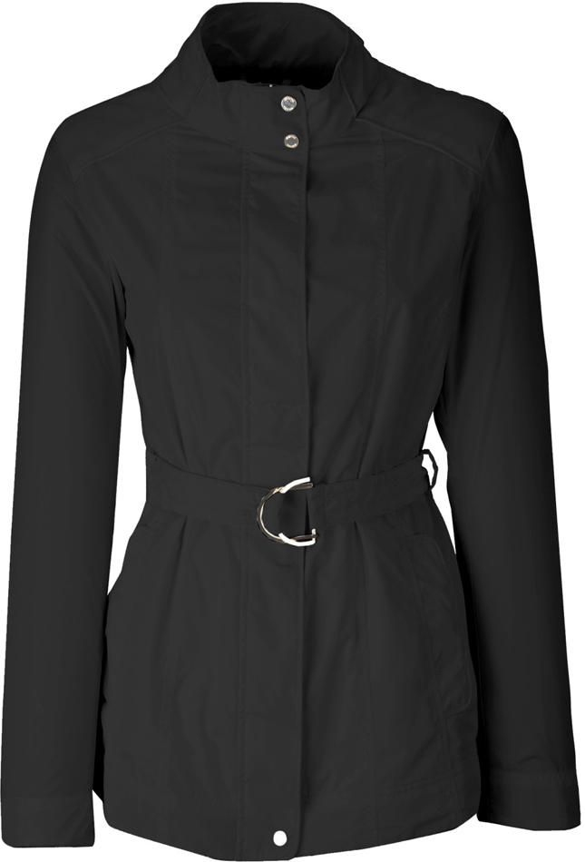 Куртка женская Geox, цвет: черный. W8220AT2414F9000. Размер 42 (44)