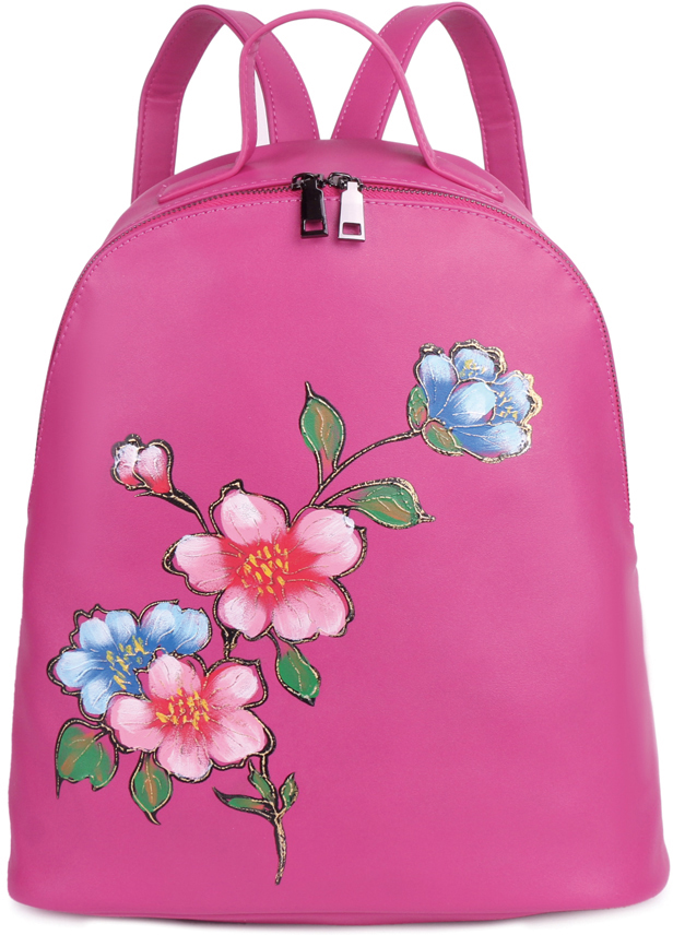 Рюкзак женский OrsOro, цвет: фуксия, 33 x 35 x 15 см. DS-853/3