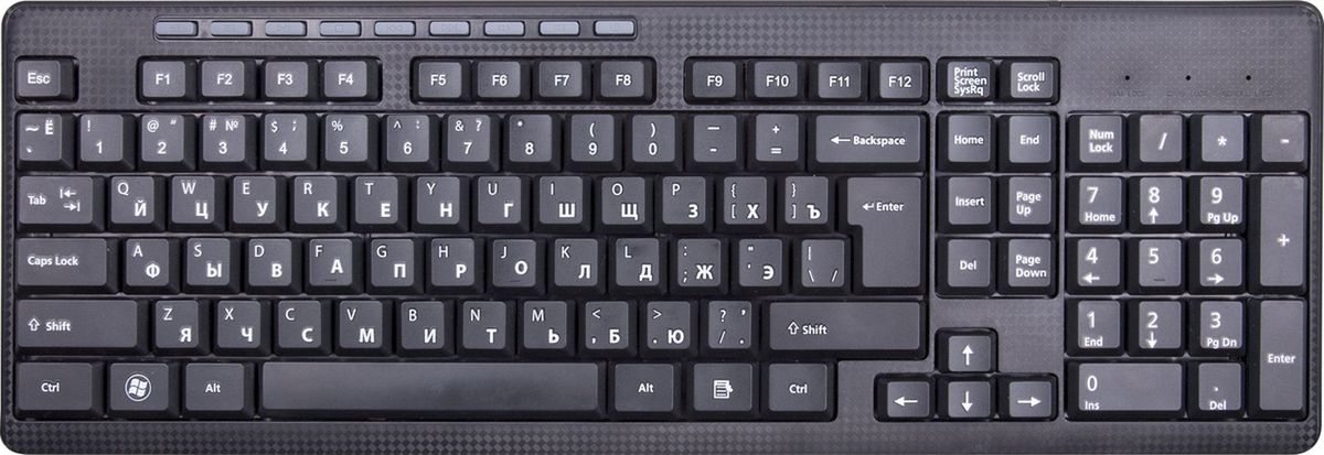 Ritmix RKB-255W, Black беспроводная клавиатура