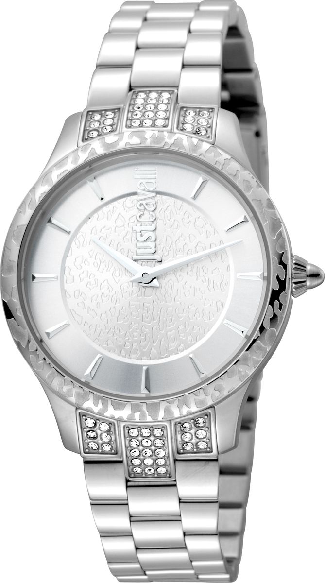 Часы наручные женские Just Cavalli Chantilly, цвет: серебристый. JC1L004M0055
