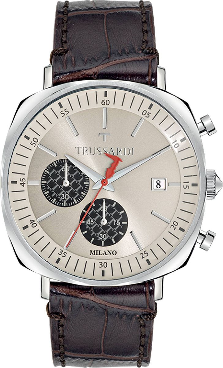 Часы наручные мужские Trussardi T-King, цвет: коричневый. R2471621002