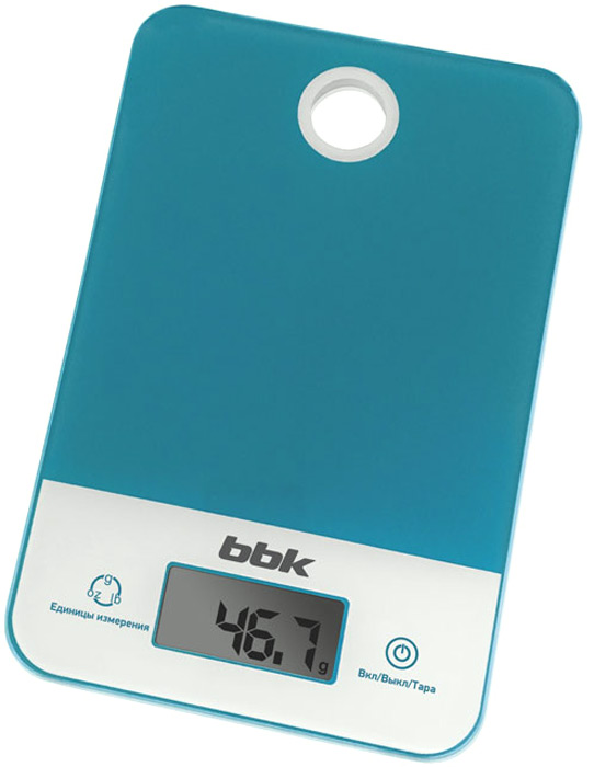 BBK KS109G бирюзовый весы кухонные