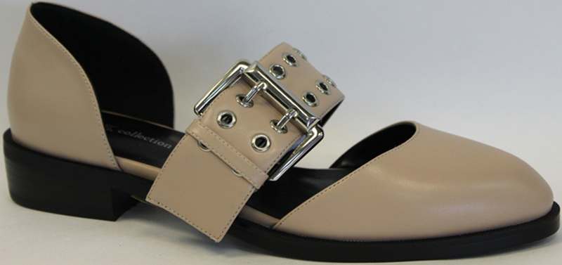 Туфли женские LK Collection, цвет: бежевый. SP-WB1301-2 PU. Размер 38