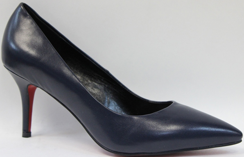 Туфли женские LK Collection, цвет: темно-синий. SP-EB0501-3 PU. Размер 36