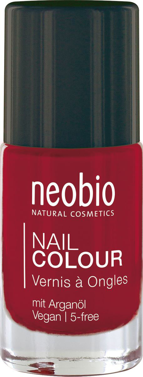Neobio Лак для ногтей 5-Free с аргановым маслом, №05 Лесная земляника, 8 мл