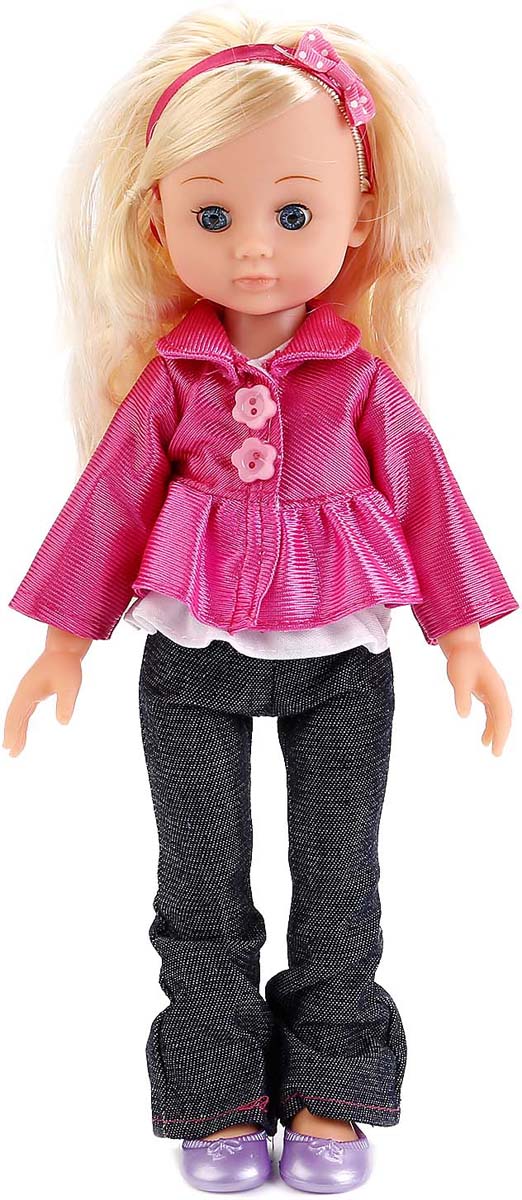 Карапуз Кукла Полина озвученная в розовой курточке